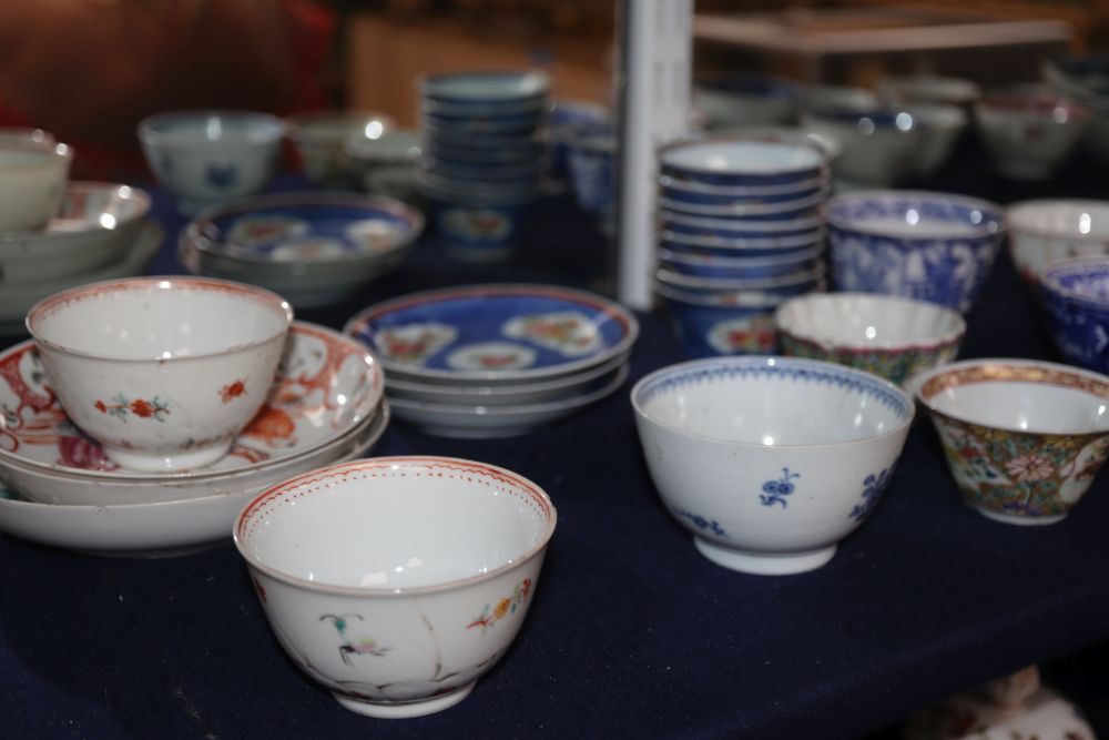 A collection of assorted Chinese teawares